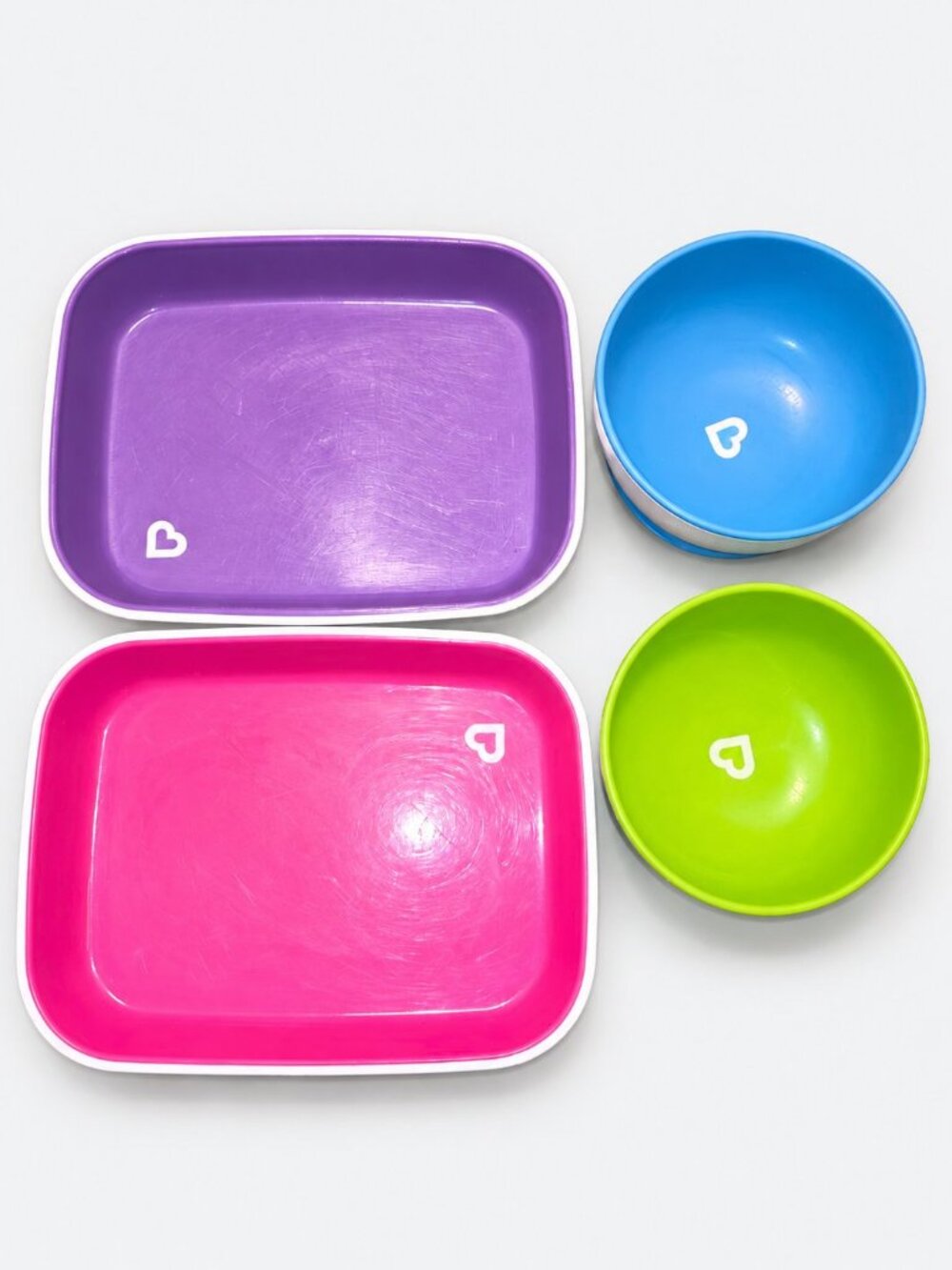 Munchkin Kids Plates and Bowls Set (4-Piece)